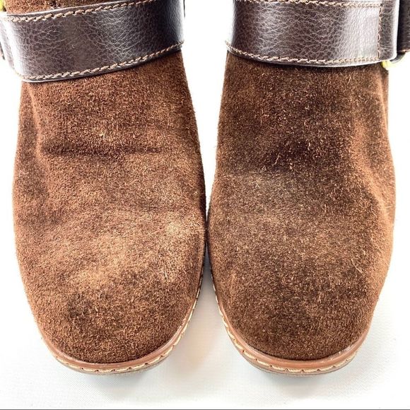 Naturalizer Kenning wedge bootie suede & knit 7.5 - Picture 13 of 15